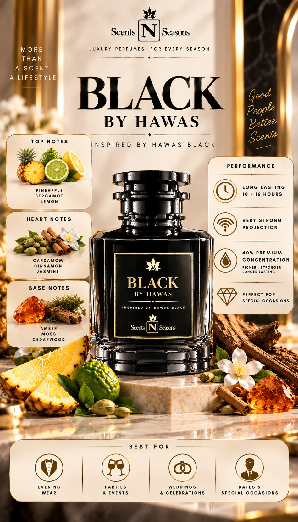 BLACK BY HAWAS