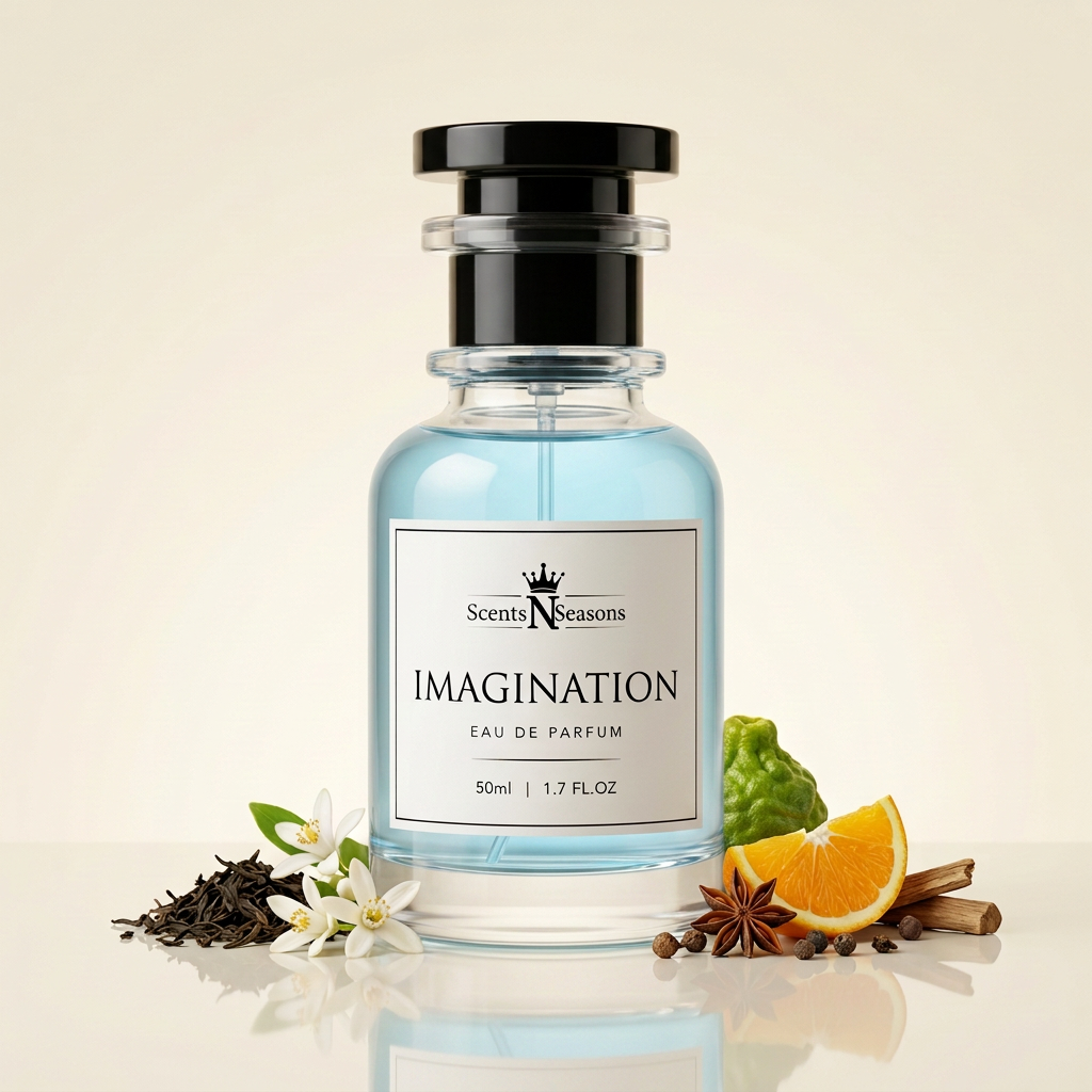 Imagination main image with sky-blue liquid